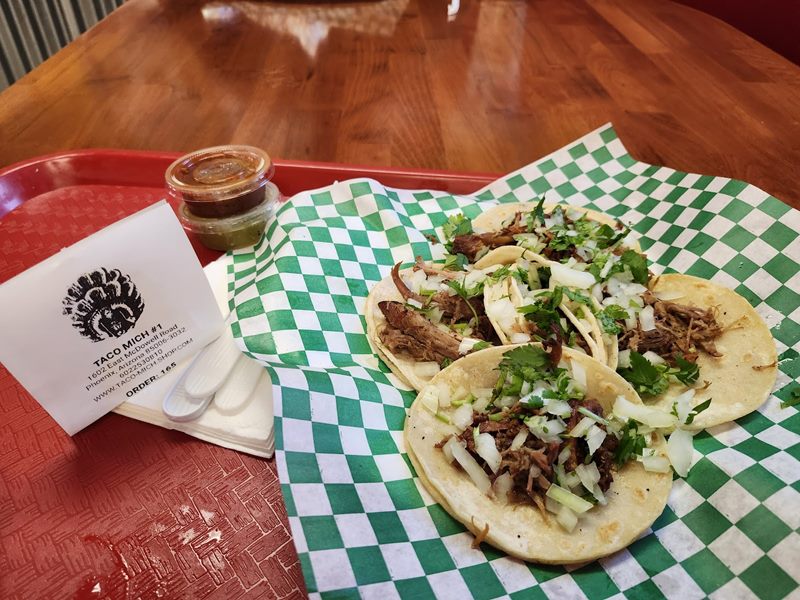Taco Mich & Bar #1 food